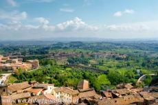 Historic Centre of Siena - Historic Centre of Siena: The 13th century town walls of Siena still exist today. The city of Siena rises on three hills and is surrounded by...