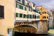 Historisch centrum van Florence - De Ponte Vecchio is de oudste en beroemdste brug van Florence, het is het bekendste symbool van de stad. De brug werd in 1117 en en opnieuw... Historisch centrum van Florence - De Ponte Vecchio is de oudste en beroemdste brug van Florence, het is het bekendste symbool van de stad. De brug werd in 1117 en en opnieuw...