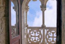 Tower of Bel&eacute;m - Tower of Bel&eacute;m: The balcony on the first floor is decorated with sculpted crosses of the Order of Christ. One of the most famous Grand...