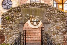 Flemish Béguinage Tongeren - Flemish Béguinage of Tongeren: A small bridge over the river Jeker, the St. Ursula Chapel lies behind the gate. In the 13th...