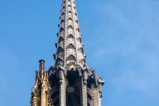 Cologne Cathedral - A pinnacle of Cologne Cathedral. Cologne Cathedral survived WWII, it was hit by fourteen aerial bombs but did not collapse. The twin spires of...