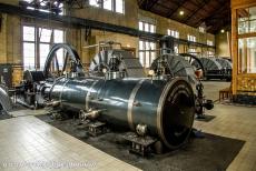 Wouda Steam Pumping Station - Wouda Steam Pumping Station: The huge machine hall houses four steam machines. The four steam machines and flywheels drive eight...