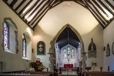 St. Martin's Church in Canterbury - This part of the nave of the St. Martin's Church in Canterbury was the first Anglo Saxon structure made of mortared stone instead of...