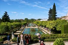 Historic Centre of Córdoba - Historic Centre of Córdoba: The water gardens of the Alcazar de los Reyes Cristianos were laid out on three terraces. The palace and...