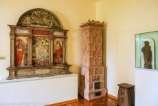 Euphrasiusbasiliek in Poreč - Het episcopaal complex van de Euphrasiusbasiliek in het historisch centrum van Poreč: Een van de kamers in de Aartsbisschoppelijke...
