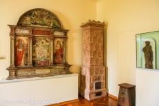 Euphrasian Basilica in Poreč - Episcopal Complex of the Euphrasian Basilica in the Historic Centre of Poreč: One of the rooms in the former archbishop's palace in...