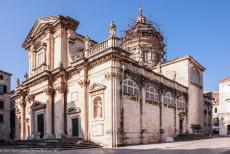 Oude stad van Dubrovnik - Oude vestingstad van Dubrovnik: De kathedraal van Dubrovnik verving een oudere kathedraal, die werd verwoest door de zware aardbeving...