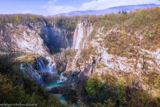 Plitvice Lakes National Park - The Plitvice Lakes are situated in a natural basin of karst rock formations, such as dolomite and limestone. The sixteen lakes...
