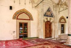 Old Bridge Area of the Old City of Mostar - Old Bridge Area of the Old City of Mostar: The entrance into the Koski Mehmed Pasha Mosque. The most important feature in the mosque is the...