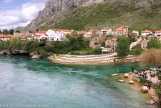 Old Bridge Area of the Old City of Mostar - Old Bridge Area of the Old City of Mostar: The remains of the destroyed Stari Most are still on the banks of the River Neretva. During the Bosnian...
