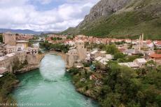 Old Bridge Area of the Old City of Mostar - Old Bridge Area of the Old City of Mostar: The Stari Most is one of the symbols of Mostar. After the war (1992&ndash;1995), the bridge became a...