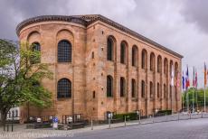 Romeinse Monumenten in Trier - Romeinse Monumenten, de Dom en Onze-Lieve-Vrouwekerk in Trier: De Aula Palatina staat ook bekend als de Basiliek van&nbsp;Constantijn.&nbsp;De...