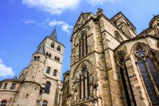 Romeinse Monumenten in Trier - De Dom van Trier&nbsp;vormt een dubbelkerk met de Liebfrauenkirche (de Onze-Lieve-Vrouwekerk). De 13de eeuwse Onze-Lieve-Vrouwekerk is samen met...