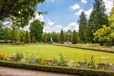 Würzburg Residence - The South Garden of the Würzburg Residence is characterized by a number of imposing yews, the Court Gardens were laid out between...