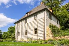 Klassiek Weimar - Klassiek Weimar: Goethes Gartenhaus; het tuinhuis van Goethe in het Park an der Ilm. Goethe woonde tot 1782 in dit tuinhuis, daarna gebruikte hij...