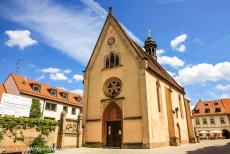 De stad Bamberg - De stad Bamberg: De kleine middeleeuwse Elisabethkerk staat op het Elisabethplein. De kerk werd halverwege de 13de eeuw gebouwd als de...