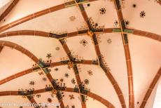 Maulbronn Monastery Complex - Maulbronn Monastery Complex: The decorated vaulted ceiling of the church. The church was completed in 1178. A stone screen was...