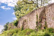 Abbey of Lorsch - Abbey and Altenm&uuml;nster of Lorsch: The remains&nbsp;of the ancient wall surrounding the Abbey of Lorsch. The original wall was about three...