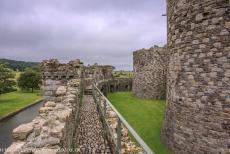 Castles of King Edward in Gwynedd - Castles and Town Walls of King Edward in Gwynedd: The outer ward and the Castle Wall&nbsp;Walk of Beaumaris Castle. Beaumaris Castle was never...