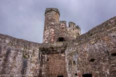 Castles of King Edward in Gwynedd - Castles and Town Walls of King Edward in Gwynedd: One of the towers of Conwy Castle. Conwy Castle was an impressive stronghold, surrounded by...