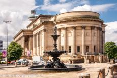 Liverpool - maritieme handelsstad - Liverpool - maritieme handelsstad: De St. George Hall werd in 1840-1855 gebouwd in de Griekse stijl, het interieur is in Romeinse stijl. De...