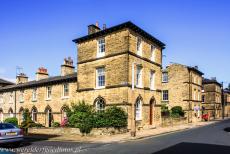 Saltaire, a Victorian model village - The Victorian model village of Saltaire: The 19th century workers' houses. The village of Saltaire consists of 22 streets, 805 houses and 45...