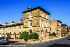 Saltaire, a Victorian model village - The Victorian model village of Saltaire: The 19th century workers' houses. The village of Saltaire consists of 22 streets, 805 houses and 45...