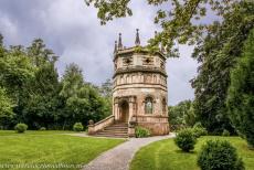 Studley Royal Park - ruins of Fountains Abbey - Studley Royal Park&nbsp;including the ruins of Fountains Abbey: The Octagon Tower was built in 1738. The Octagonal Tower is a tiny ornamental...