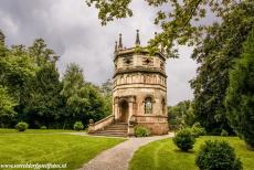 Studley Royal Park - ruins of Fountains Abbey - Studley Royal Park including the ruins of Fountains Abbey: The Octagon Tower was built in 1738. The Octagonal Tower is a tiny ornamental...