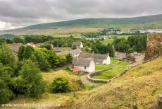 Blaenavon Industrial Landscape - Blaenavon Industrial Landscape: The workers' houses nearby the Blaenavon Ironworks, viewed from the water-balance lift. The Blaenavon...