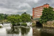 Derwent Valley Mills - De North Mill in Belper is een van de fabrieken in de Derwent Valley. De vallei ligt in het Engelse Derbyshire en is bekend door...