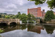 Derwent Valley Mills - De North Mill in Belper is een van de Derwent Valley Mills. De oorspronkelijke fabriek uit 1786 werd in 1803 door brand verwoest, maar werd in...