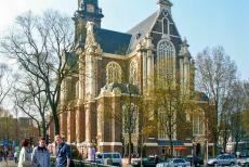 Canal Ring Area of Amsterdam - The 17th century Canal ring area of Amsterdam inside the Singelgracht: The Westerkerk (West Church) was built by the Dutch architect Hendrick...