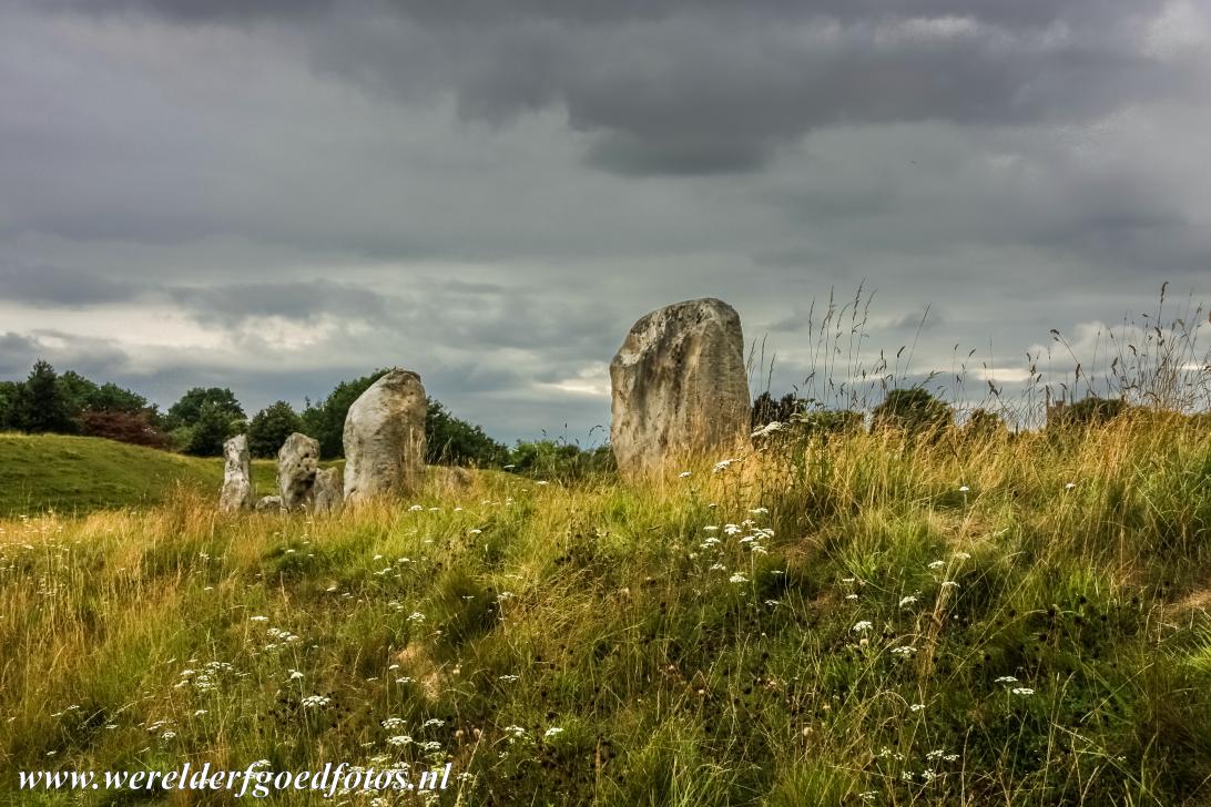 Avebury - The megalithic monument of Avebury was constructed around 2600 BC, it consists of two inner stone circles and a larger outer stone...