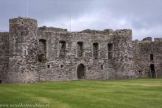 Beaumaris Castle - Castles and Town Walls of King Edward in Gwynedd: The North Gatehouse viewed from the fortified Inner Ward of Beaumaris Castle. Beaumaris Castle...