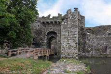 Beaumaris Castle - Castles and Town Walls of King Edward in Gwynedd: The Gate Next the Sea is the main entrance gate into Beaumaris Castle. The castle was built...