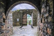 Harlech Castle - Castles and Town Walls of King Edward in Gwynedd: The Watergate of Harlech Castle, the gate&nbsp;is also called&nbsp;the 'Way from the...
