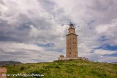 Tower of Hercules - At the base of the Tower of Hercules is a small Roman building (on the left). The tower was built by Gaius Sevius Lupus from Aeminium,...