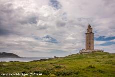 Tower of Hercules - The Tower of Hercules is a Roman lighthouse dating from the 1st century AD. The tower was built on a 57 metres high rock and rises 55 metres. The...