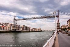 Vizcayabrug - De Vizcayabrug is nog in gebruik. De overzetdienst werd alleen onderbroken tijdens de Spaanse Burgeroorlog (1936-1939}. Tijdens de Spaanse... Vizcayabrug - De Vizcayabrug is nog in gebruik. De overzetdienst werd alleen onderbroken tijdens de Spaanse Burgeroorlog (1936-1939}. Tijdens de Spaanse...