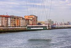 Vizcaya Bridge - The hanging gondola of the Vizcaya Bridge. This outstanding bridge has been in use for more than&nbsp;130 years. The structure is 45 metres high,...