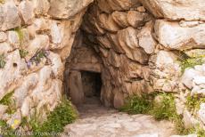 Archaeological Site of Mycenae - Archaeological Site of Mycenae: The secret passage to an underground cistern, the entrance has a typical triangular...