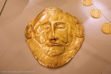 Archaeological Site of Mycenae - Archaeological Site of Mycenae: The gold 'Death Mask of Agamemnon', King of Mycenae, is one of the great artifacts from the...