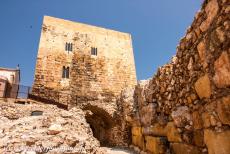 Archeologisch Tarraco - Archeologisch ensemble van Tarraco: De Praetoriaanse toren werd in de eerste eeuw gebouwd. De toren wordt ook de toren van Pilatus genoemd. De...