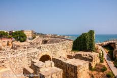 Archaeological Ensemble of Tarraco - The Roman amphitheater of Tarraco was built near the Mediterranean Sea in the 2nd century, it could accommodate about 15,000...