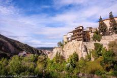 Historic Walled Town of Cuenca - The Historic Walled Town of Cuenca towers high above a deep gorge, the 15th century hanging houses, the 'casas...