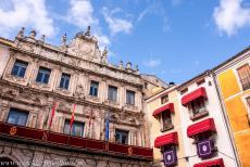 Historic Walled Town of Cuenca - Historic Walled Town of Cuenca: The Baroque Town Hall was built in 1762 and is situated in the Main Square, La Plaza Mayor. The square is the...