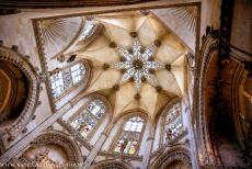 Routes of Santiago de Compostela in Spain - Route of Santiago de Compostela in Spain: The dome of the Chapel of the Condestable in the Burgos Cathedral. Pilgrims usually enter the... Routes of Santiago de Compostela in Spain - Route of Santiago de Compostela in Spain: The dome of the Chapel of the Condestable in the Burgos Cathedral. Pilgrims usually enter the...