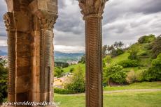 Monuments of Oviedo and Kingdom of the Asturias - Monuments of Oviedo and the Kingdom of the Asturias: The upper floor of the Santa María del Naranco has a belvedere at each end....