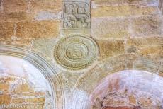 Monuments of Oviedo and Kingdom of the Asturias - Monuments of Oviedo and the Kingdom of the Asturias: The decoration of the Santa María del Naranco, the St. Mary at Mount Naranco, is...